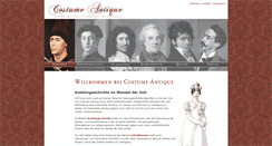 Desktop Screenshot of costumeantique.de